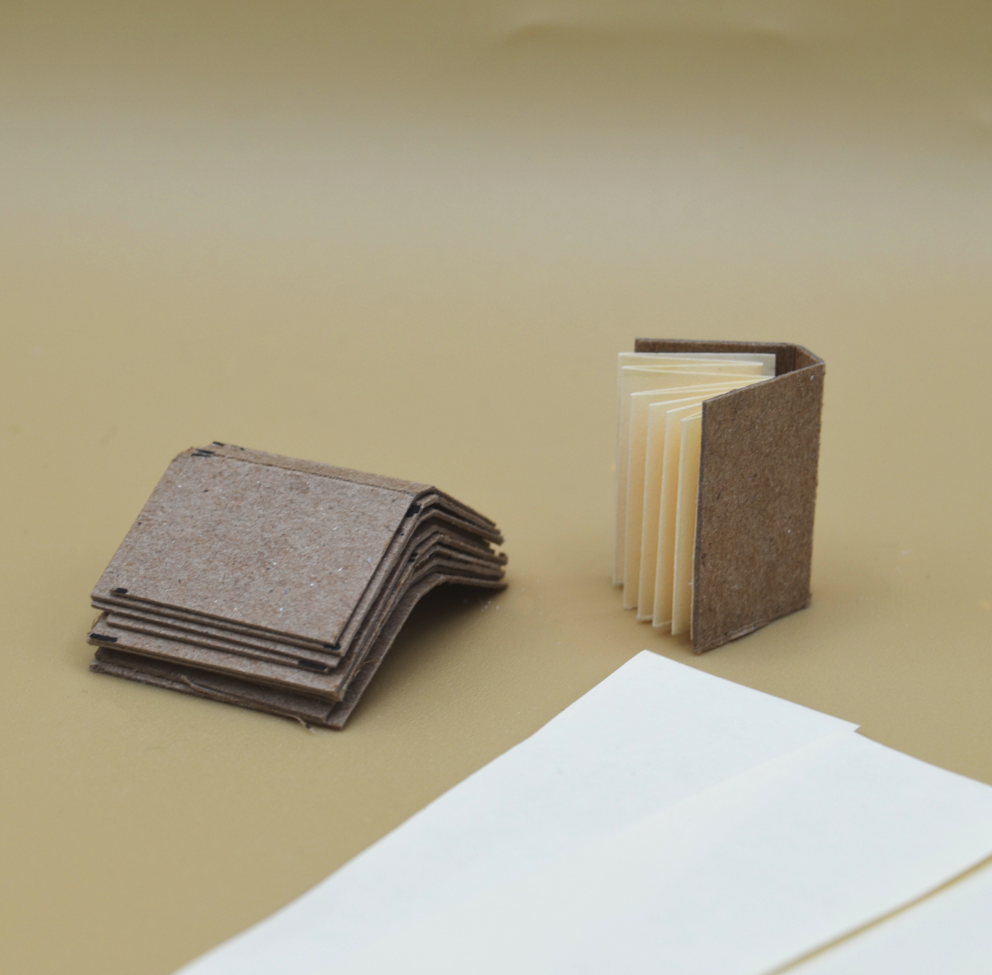 DIY Lined Miniature Bookcase Kit for Dollhouse