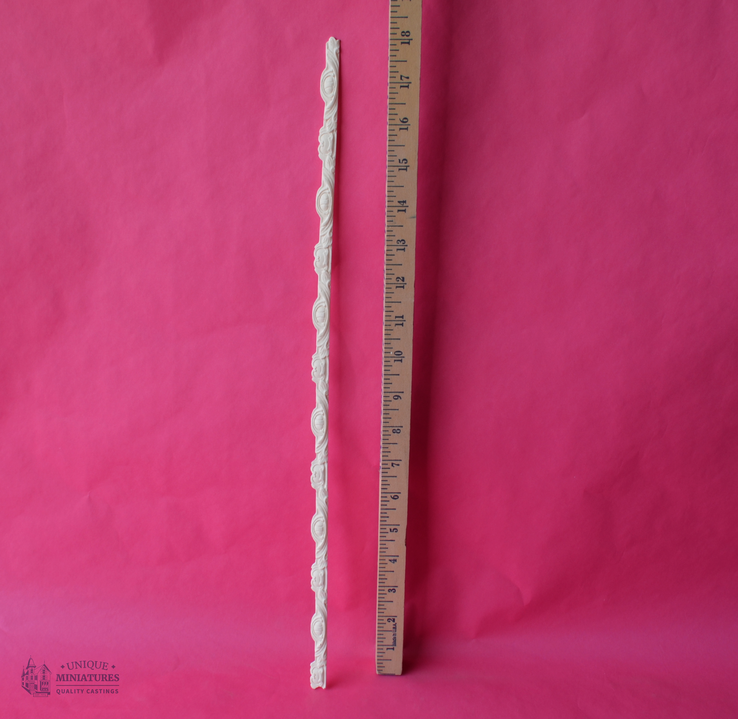Nouveau Palm Fern Molding | 18 1/2" | Ornamentation for Dollhouse