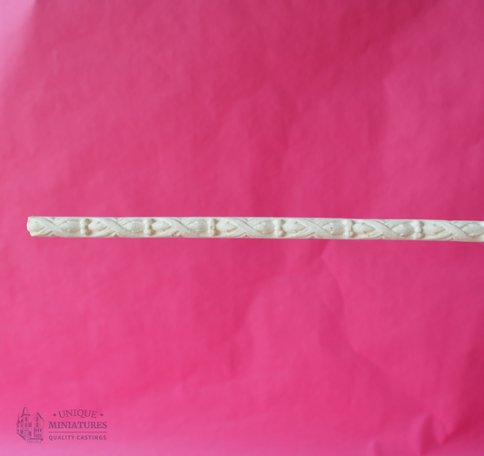 Lattice Flower Molding | 18" | Ornamentation for Dollhouse