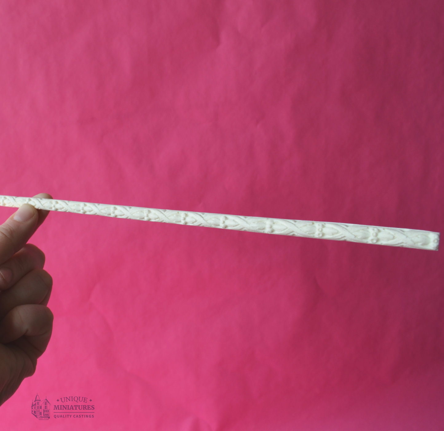 Lattice Flower Molding | 18" | Ornamentation for Dollhouse