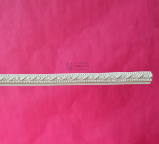 Beaded Flower Molding | 18" | Ornamentation for Dollhouse