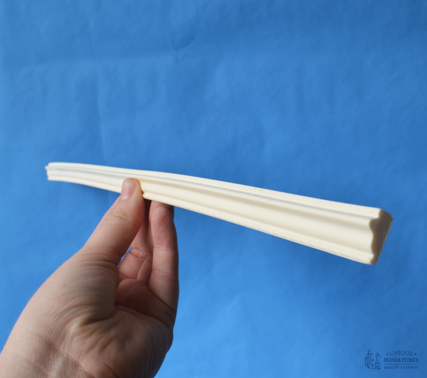 Ruffled Crown Molding | 17 1/2" | Ornamentation for Dollhouse