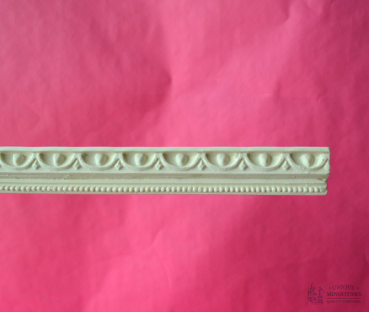 Beaded Diamond Molding | 17 1/4" | Ornamentation for Dollhouse