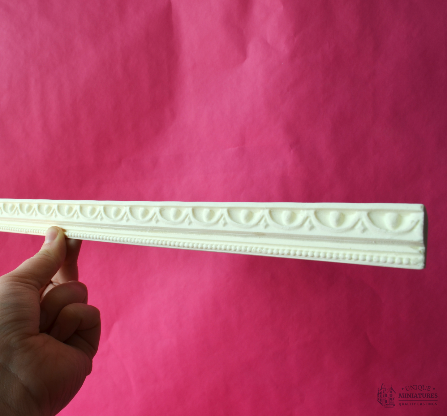 Beaded Diamond Molding | 17 1/4" | Ornamentation for Dollhouse