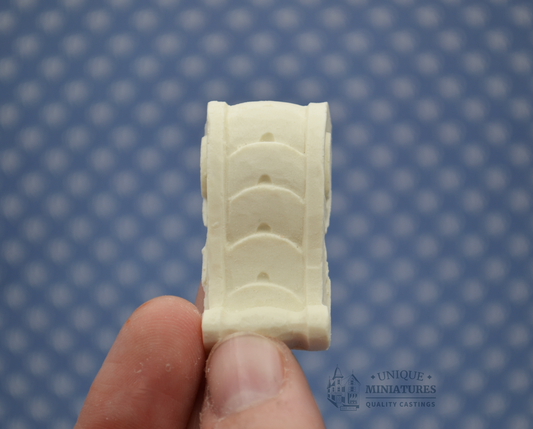Spiral Scale Bracket | Ornamentation for Dollhouse | Set of 2