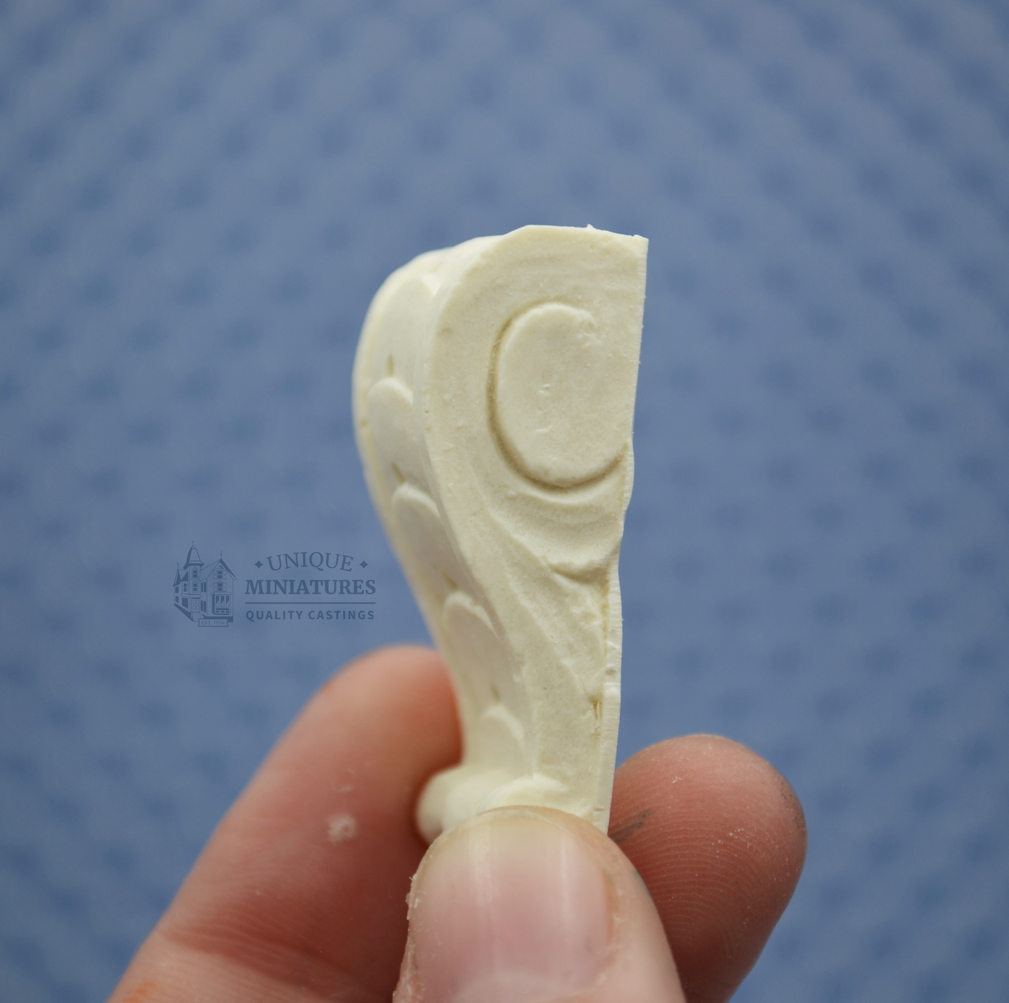 Spiral Scale Bracket | Ornamentation for Dollhouse | Set of 2