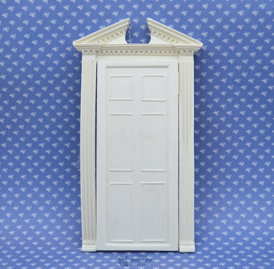 Broken Pediment Door Frame Set | Ornamentation for Dollhouse