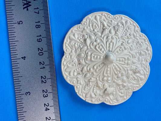 Edwardian Ceiling Carving |  2 3/4" | Ornamentation for Dollhouse Miniatures