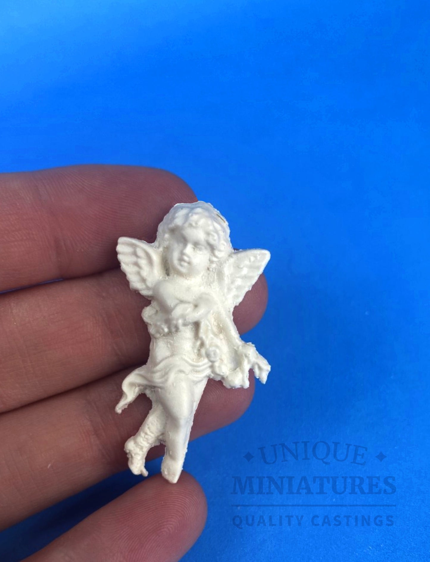 Dainty Cherub Appliqués | Ornamentation for Dollhouse | 2 Count