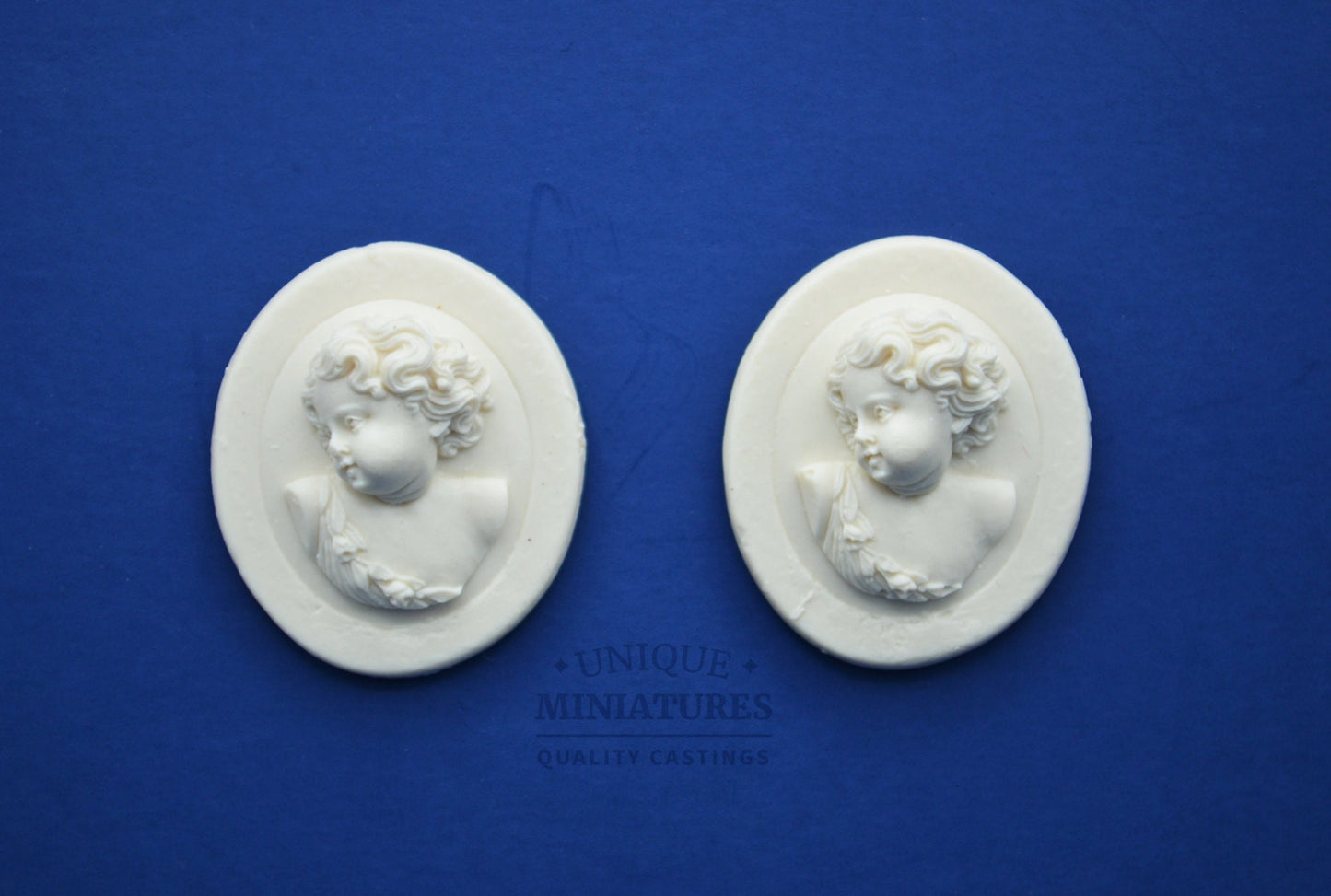 Cherub Bust Appliqué | Ornamentation for Dollhouse