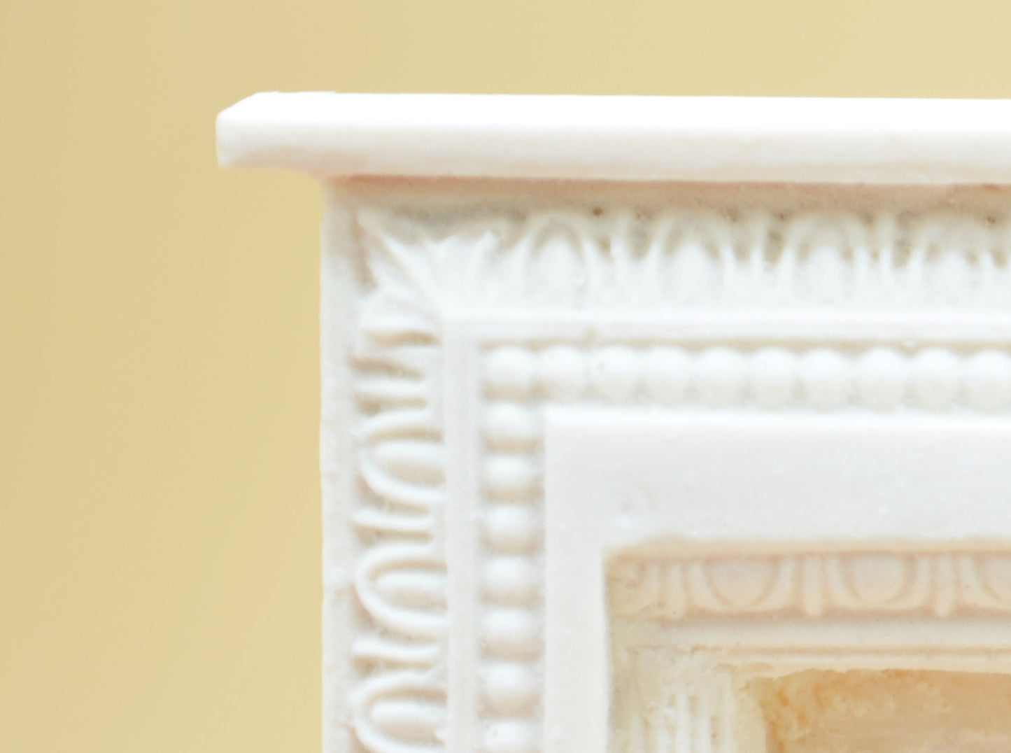 Half-scale Egg-And-Dart Fireplace | Ornamentation for Dollhouse Miniatures