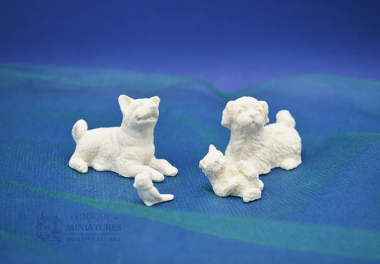 Pet Set | Miniature Statue | Set of 4
