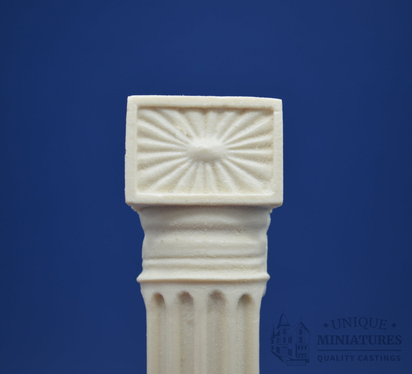 Floral Column | Ornate Miniature Decor | Set of Two