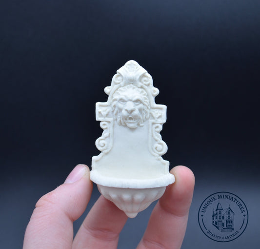 Lion-Head Fountain | Miniature Ornamentation