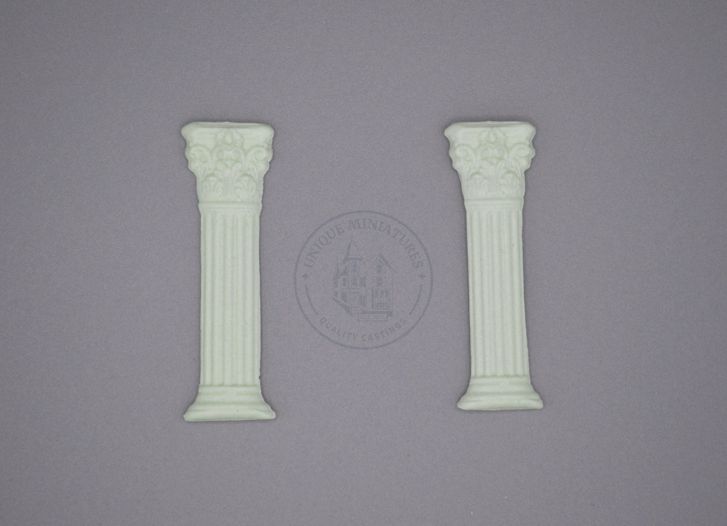 Miniature Regal Column | Decorative Appliqué | Set of Four