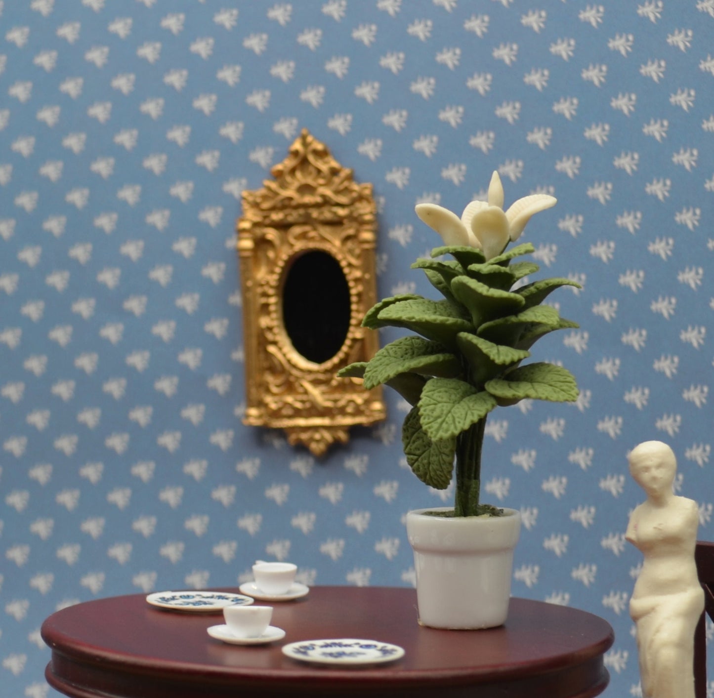 Little French Rococo Mirror | 1 1/4" x 2 1/3" | Ornamentation for Dollhouse Miniatures