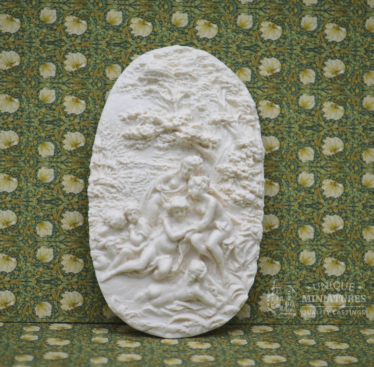 Under the Olive Tree Frieze | Ornamentation for Dollhouse Miniatures