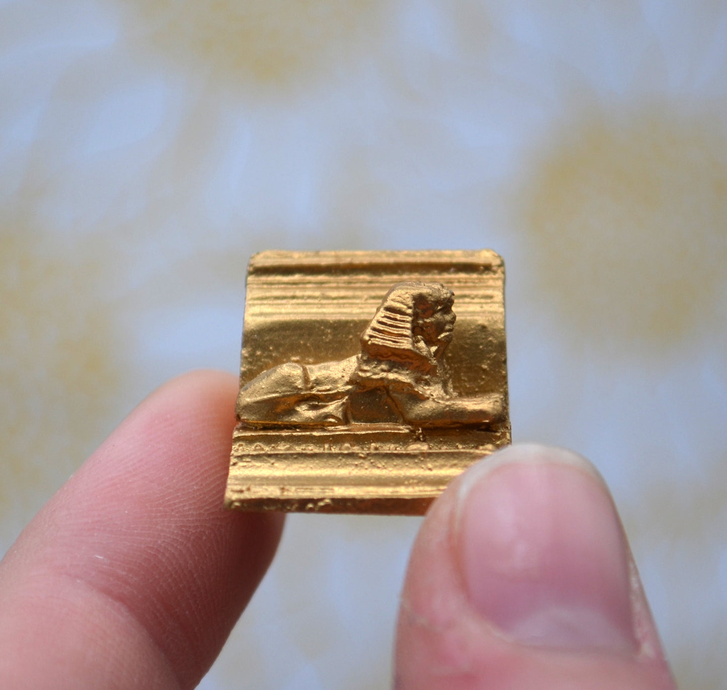 Miniature Sphinx Bookend | Decor for Dollhouse | Set of Two