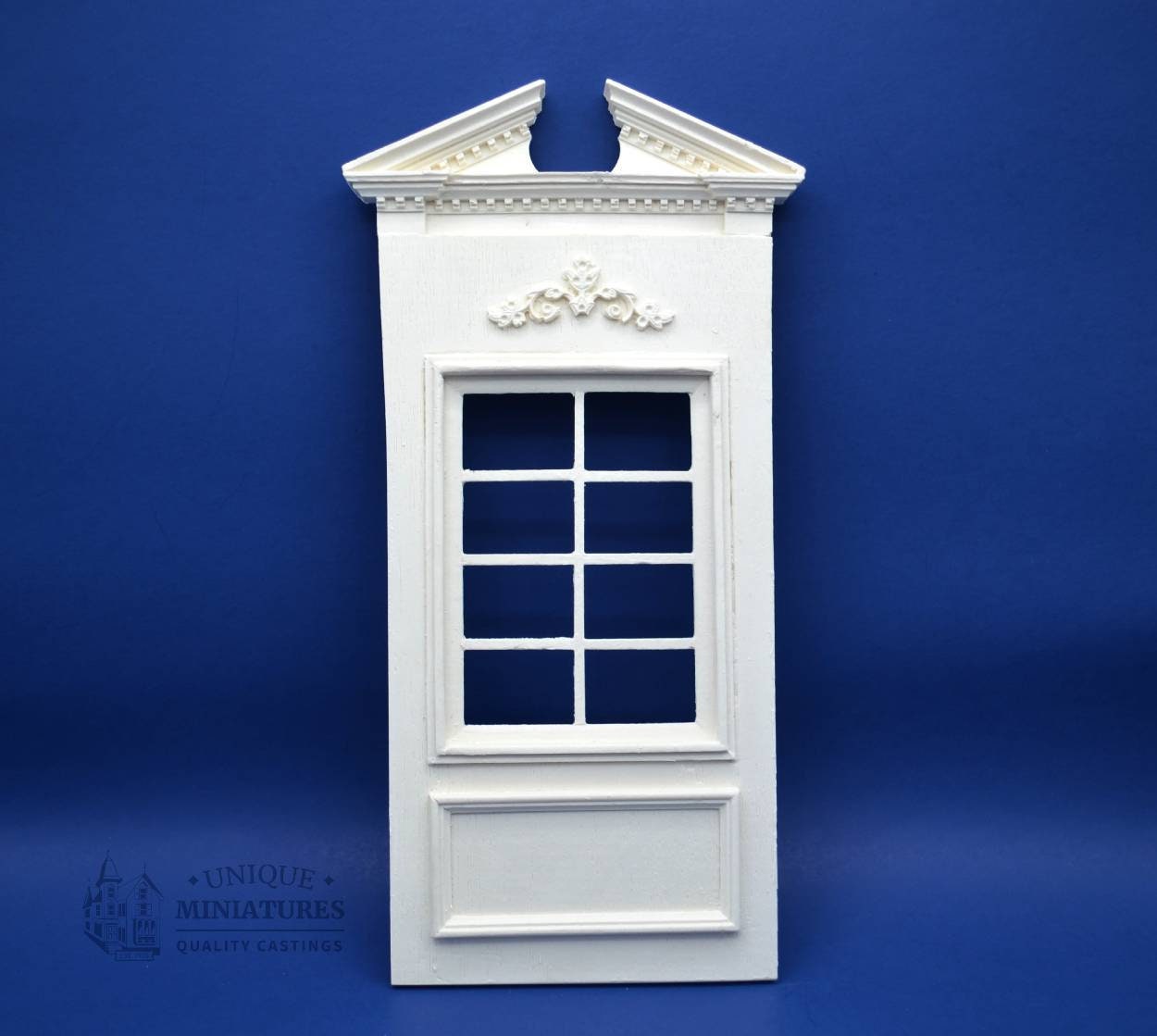 Classical Broken Pediment Window | Ornamentation for Dollhouse