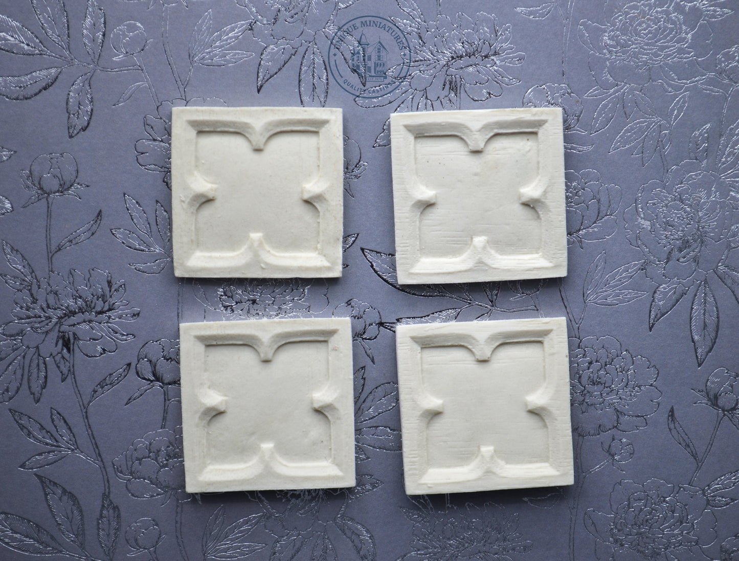 Square Spade Appliqué | 1.5 Inch | Decorative Appliqués | 4 Count