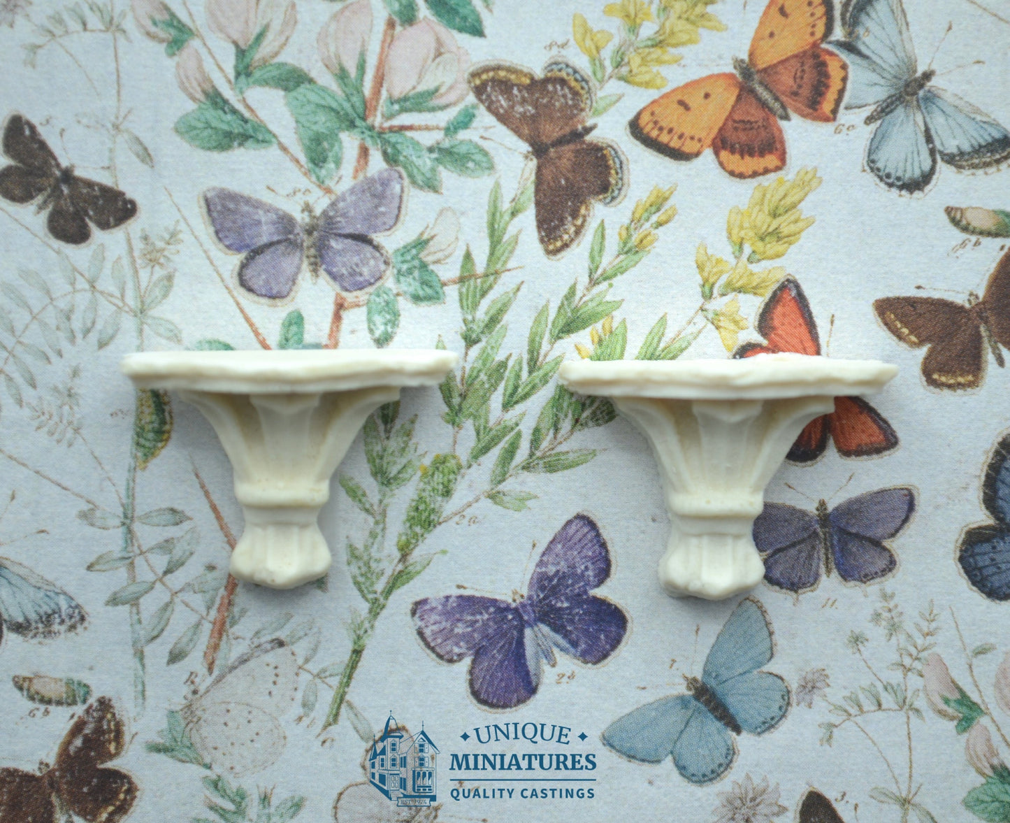 Elegant Shelf Bracket | Ornamentation for Dollhouse | Set of 2