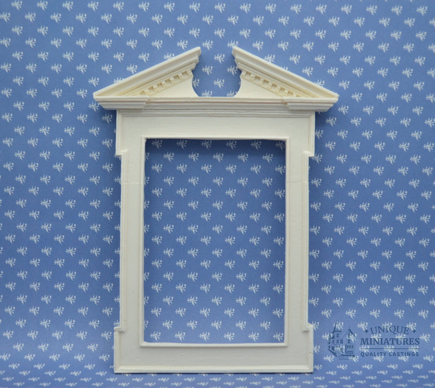 Broken Pediment Overmantel | Miniature Ceiling Carving