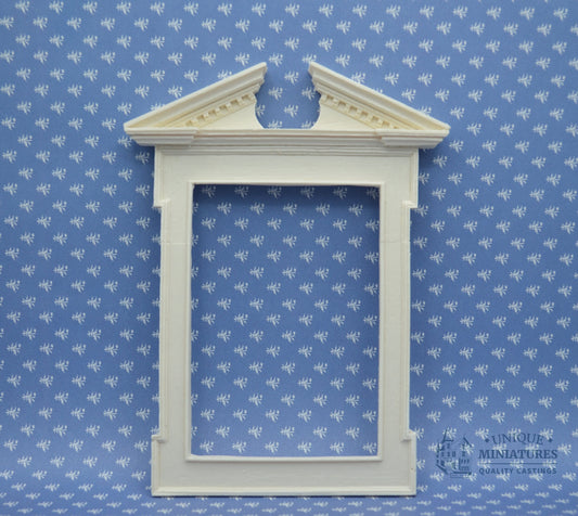 Broken Pediment Overmantel | Miniature Ceiling Carving