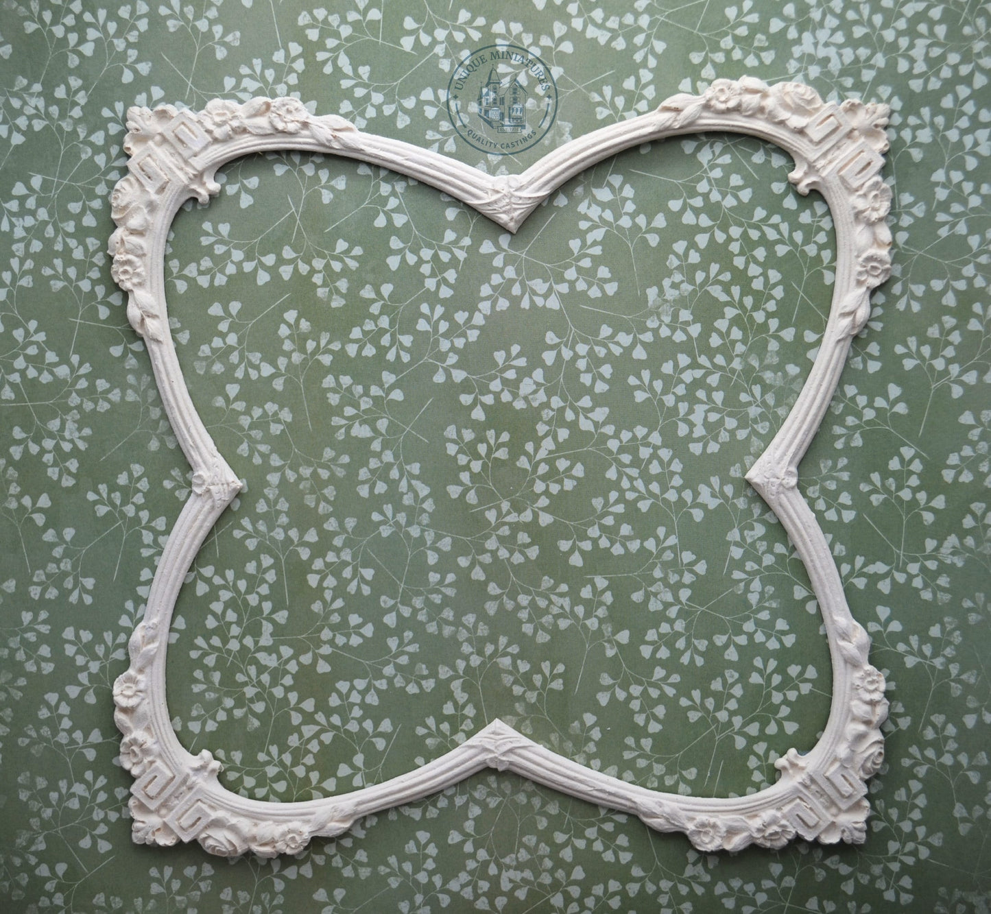 Large Rosette Ceiling Carving | Ornamentation for Dollhouse