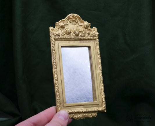 Nouveau Carnation Mirror | Ornamentation for Dollhouse