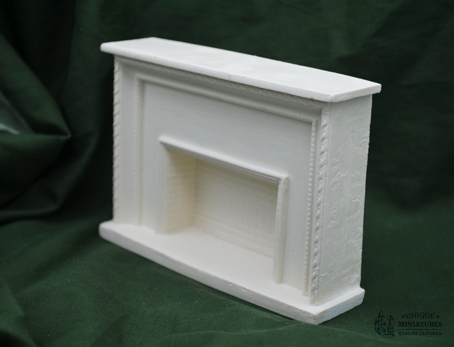 Grand Brick Fireplace | Ornamentation for Dollhouse