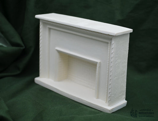 Grand Brick Fireplace | Ornamentation for Dollhouse