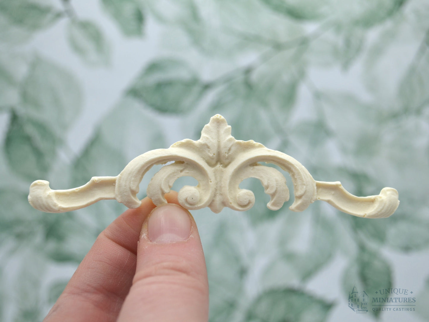 Fern Scroll Trim | Decoration for Dollhouse