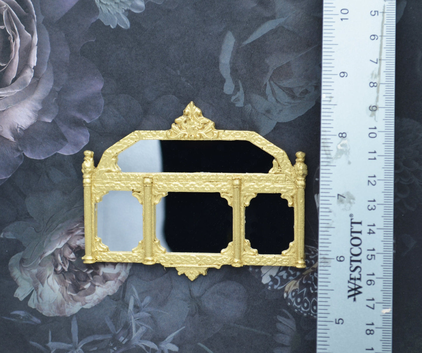 Versailles Four-Paneled Mirror | Ornamentation for Dollhouse