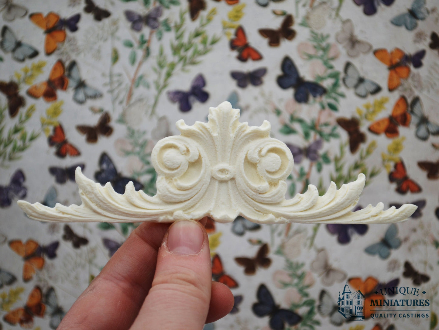 Feather Scroll Trim | Decoration for Dollhouse
