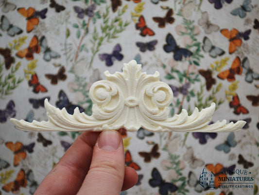 Feather Scroll Trim | Decoration for Dollhouse