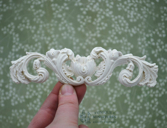 Tulip Scroll Trim | Decoration for Dollhouse