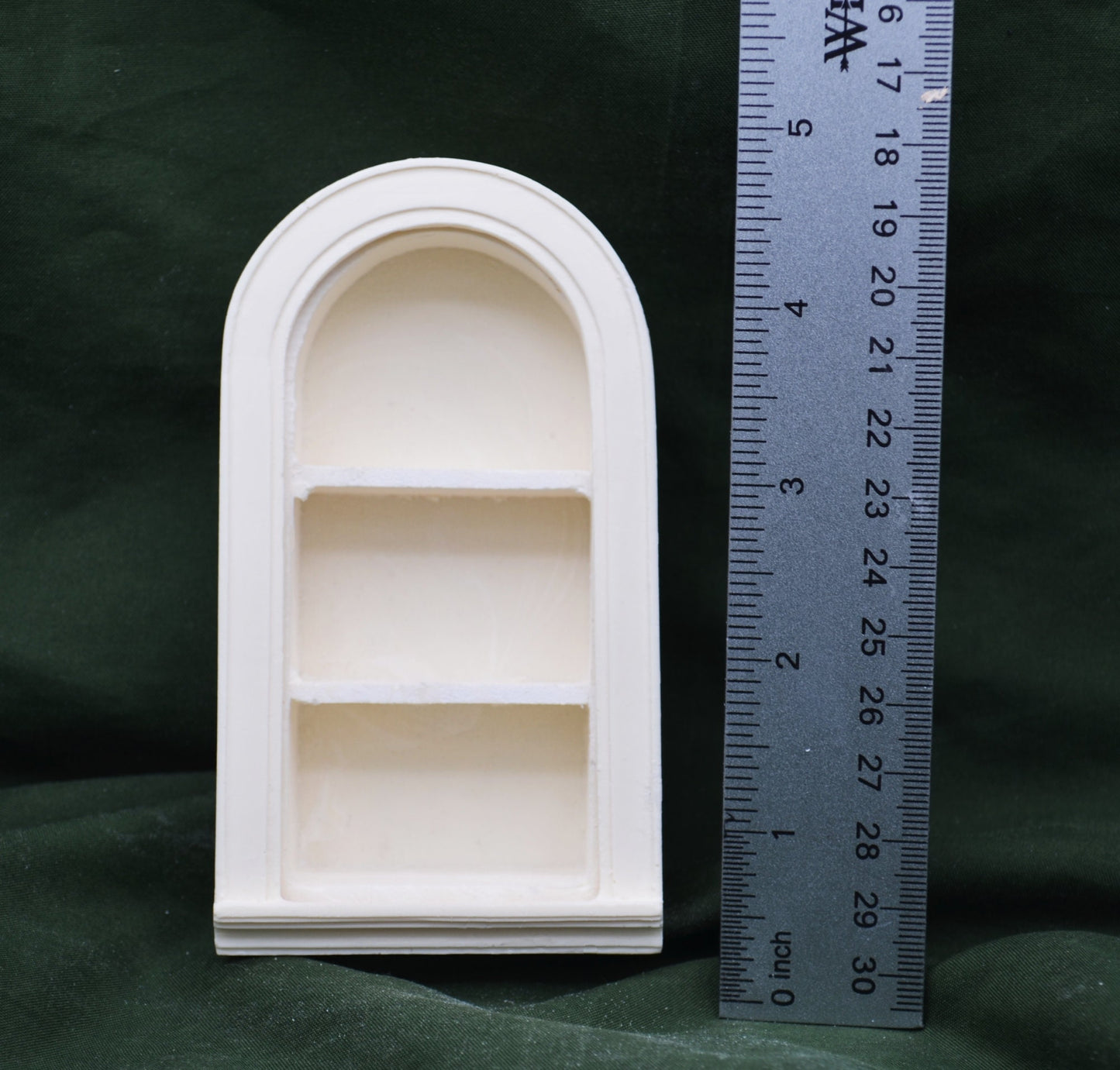Rounded Miniature Bookshelf | Ornamentation for Dollhouse