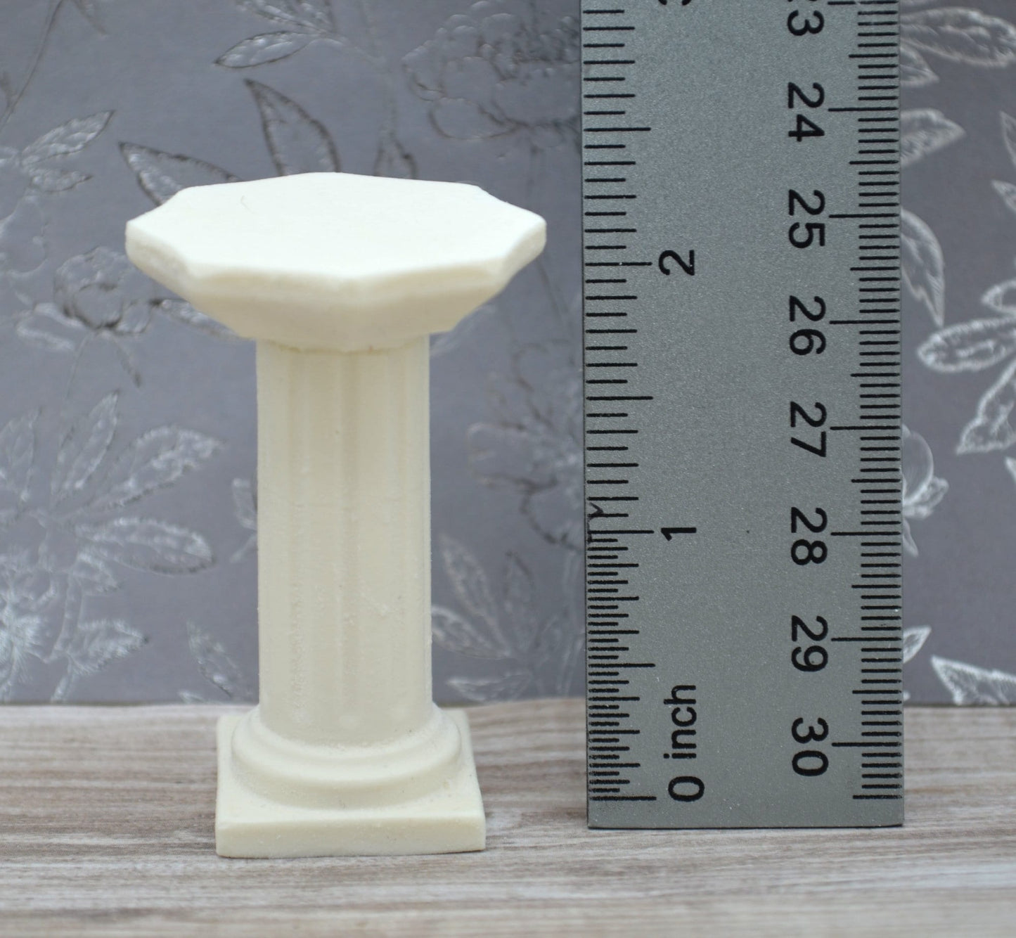 Octagon Pedestal | Ornamentation for Dollhouse Miniatures
