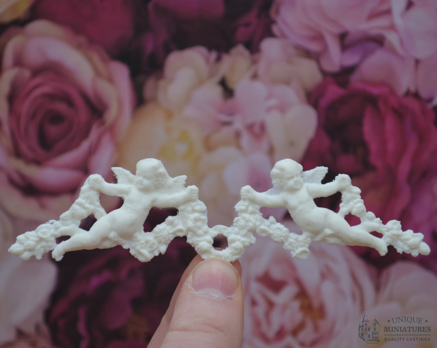Cherub Garland Trim | Decoration for Dollhouse