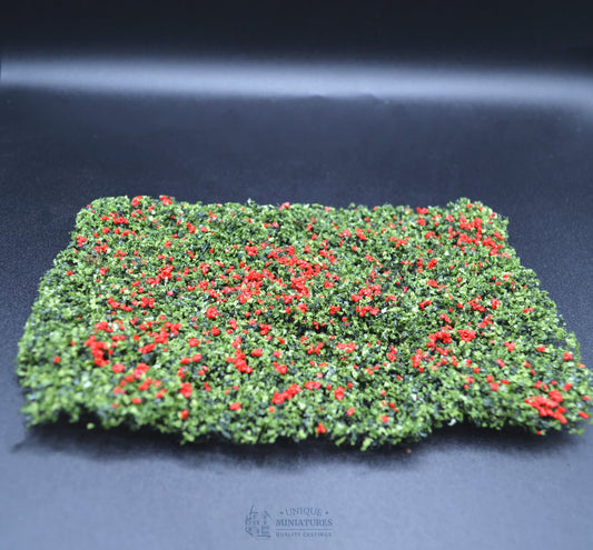 Red Rose Leaf Micro Flox Ivy | 7x5 Inches | Miniature for Dollhouse Garden