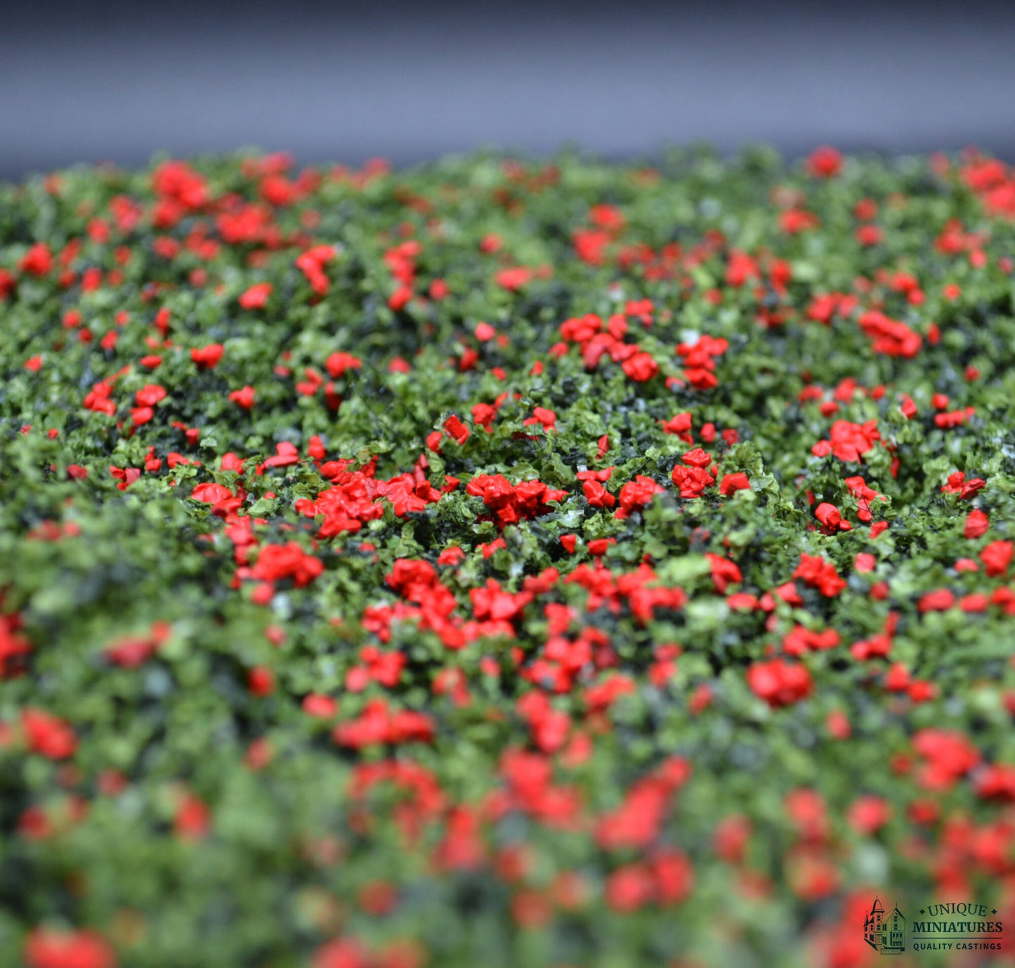 Red Rose Leaf Micro Flox Ivy | 7x5 Inches | Miniature for Dollhouse Garden
