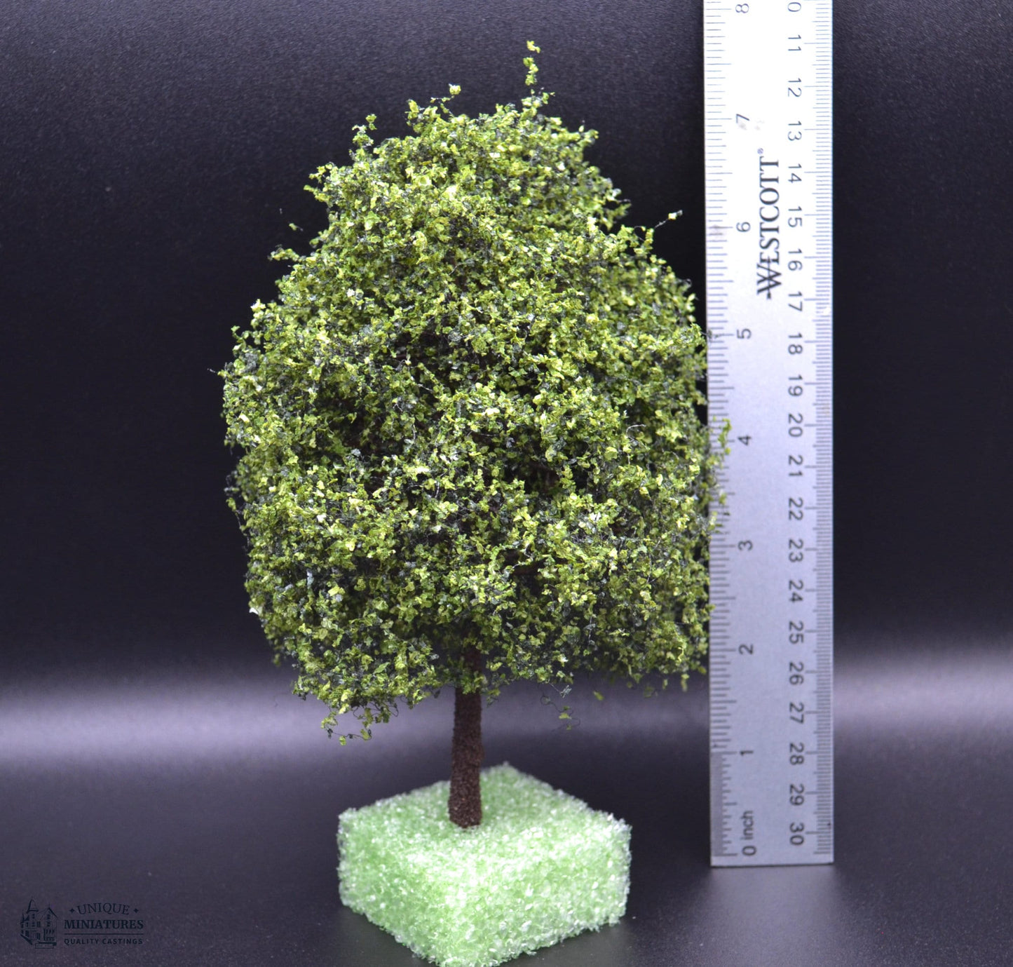Medium Sugar Maple Tree on Spike | 6 Inches | Miniature for Dollhouse Garden