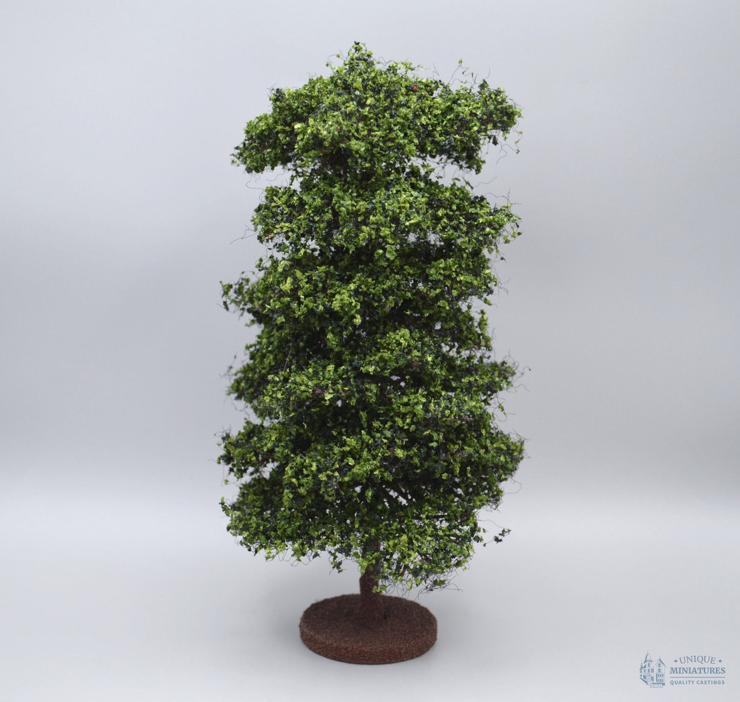 Elm Tree with Round Base | 8 Inches | Miniature for Dollhouse Garden