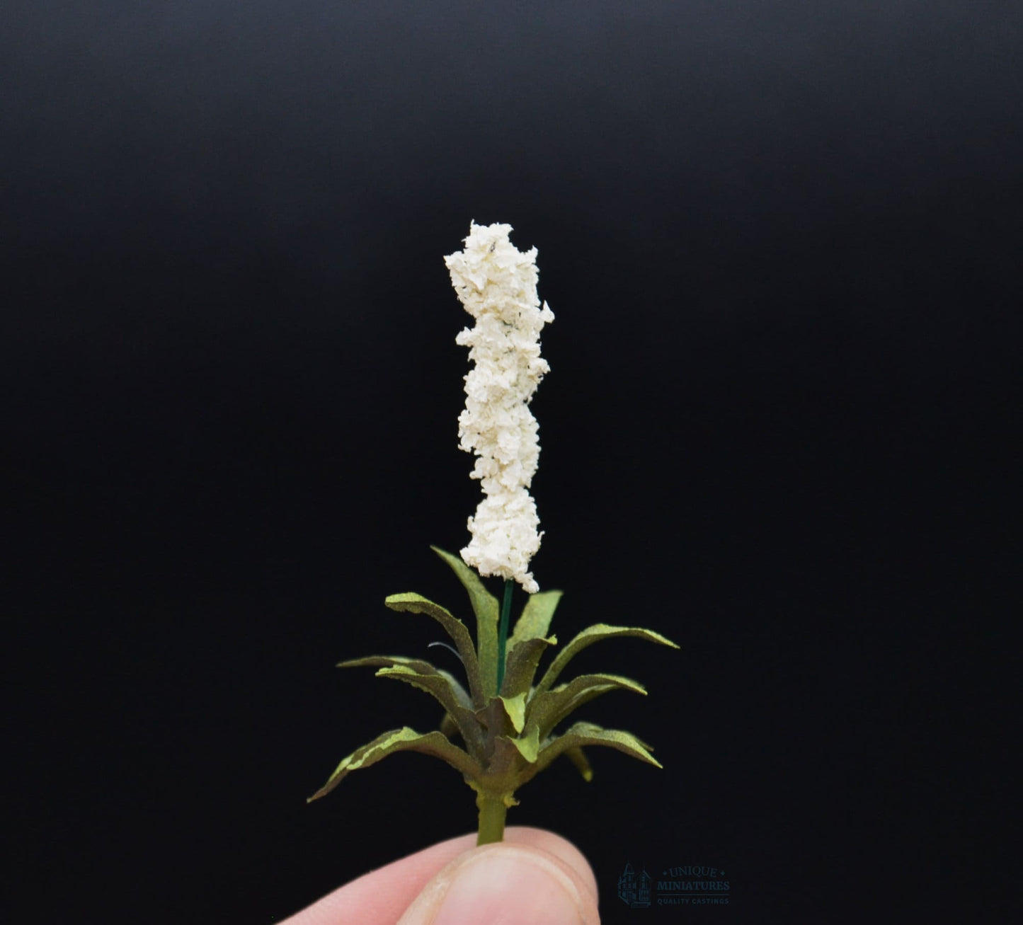 White Yucca Flowers | 2 Inches | Set of 3 | Miniature for Dollhouse Garden