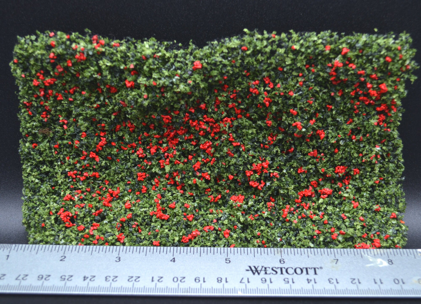 Red Rose Leaf Micro Flox Ivy | 7x5 Inches | Miniature for Dollhouse Garden