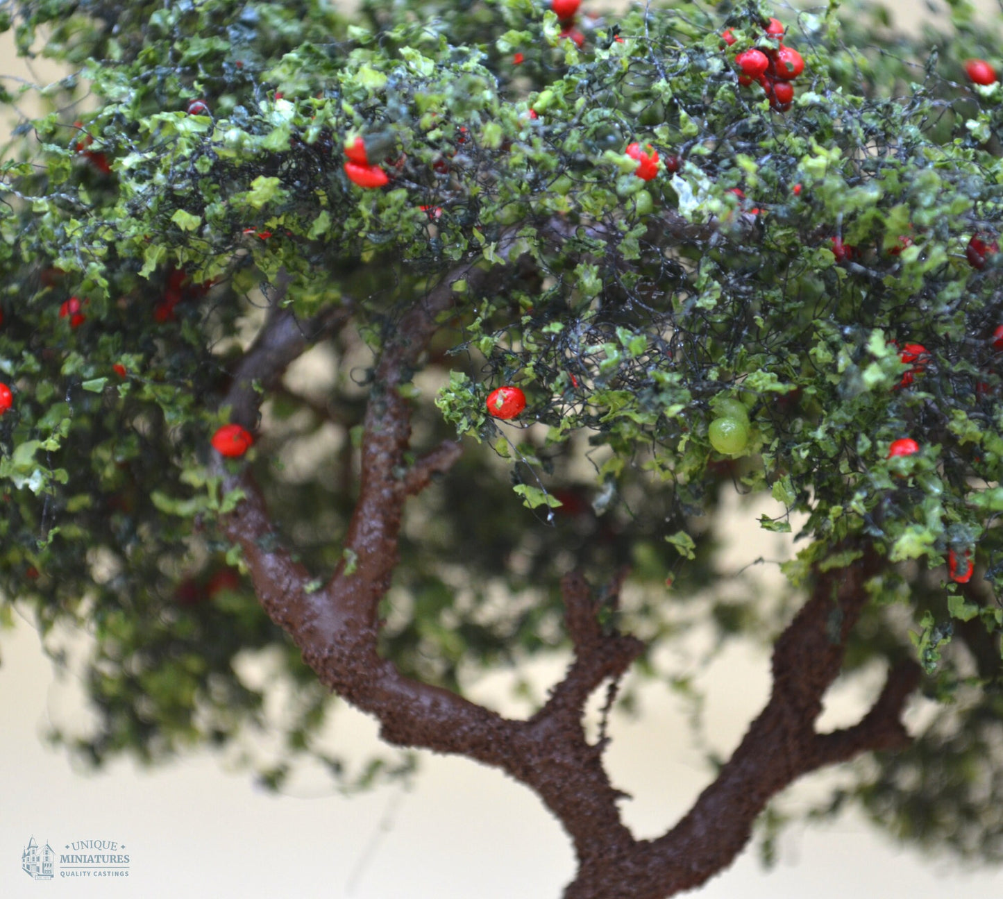 Ornamental Delicious Red Apple Tree | 4 Inches | Miniature for Dollhouse Garden
