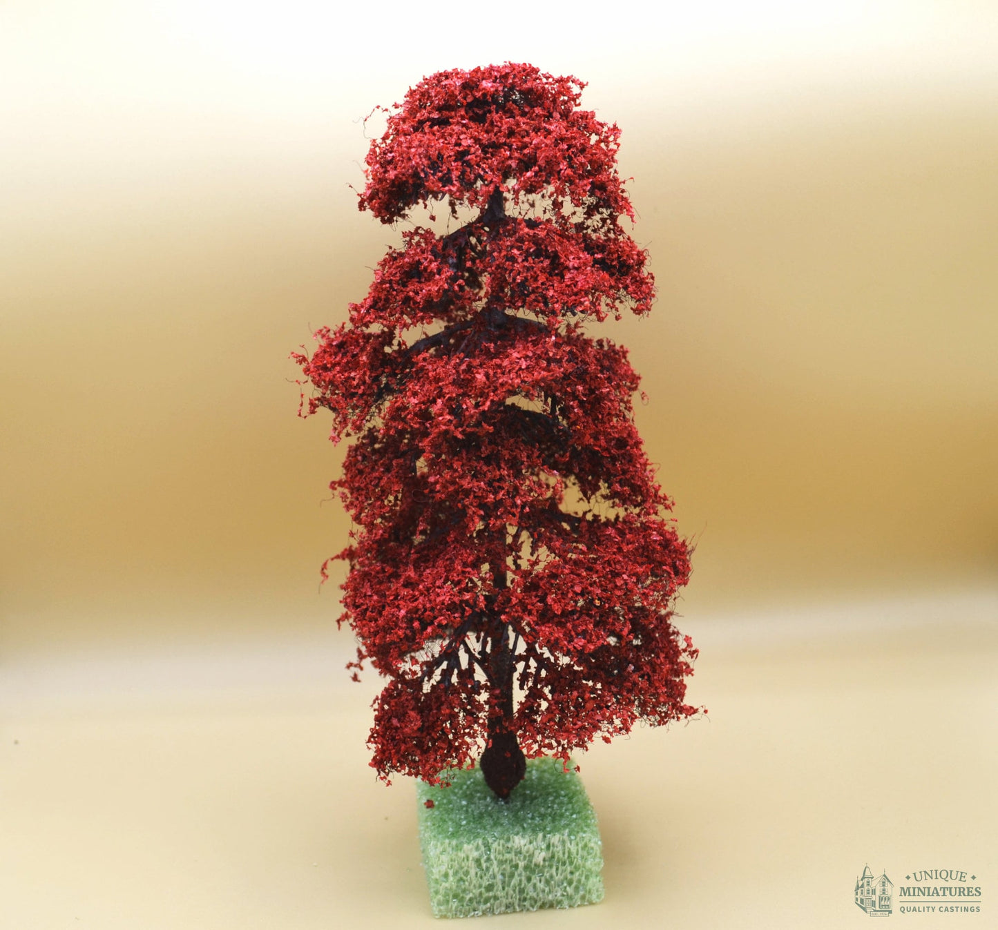 Large Maple Oak Tree on Spike | 8 Inches | Miniature for Dollhouse Garden