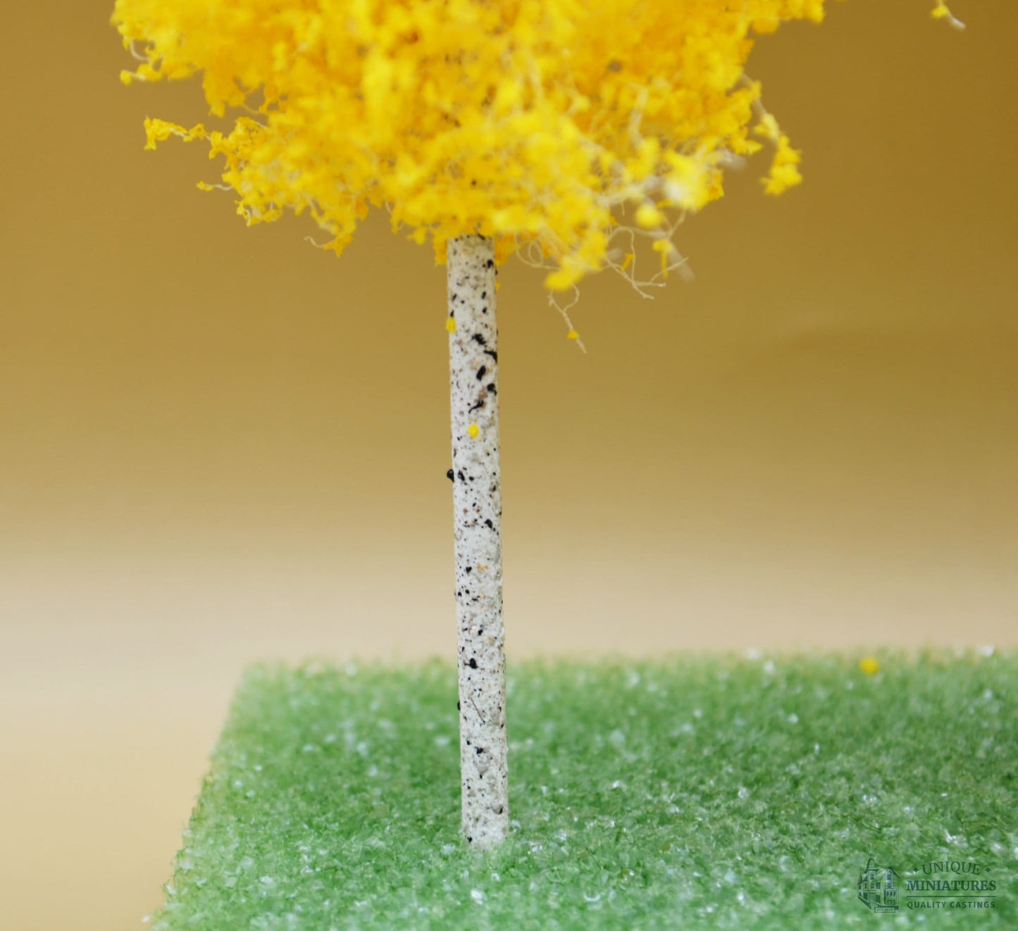 Autumn Aspen Grove Tree on Spike | 6"/9" | Set of Two | Miniature for Dollhouse Garden