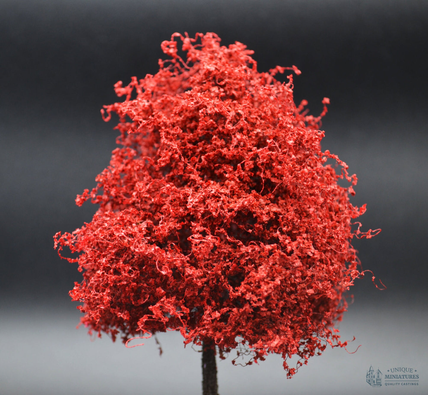 Small Autumn Sugar Maple Tree on Spike | 4 Inches | Miniature for Dollhouse Garden