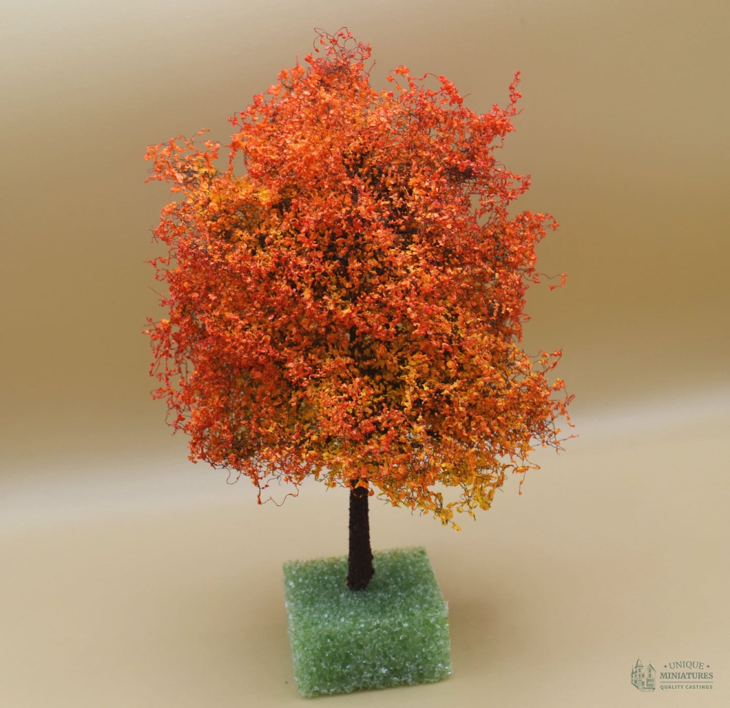 Medium Sugar Maple Tree on Spike | 6 Inches | Miniature for Dollhouse Garden